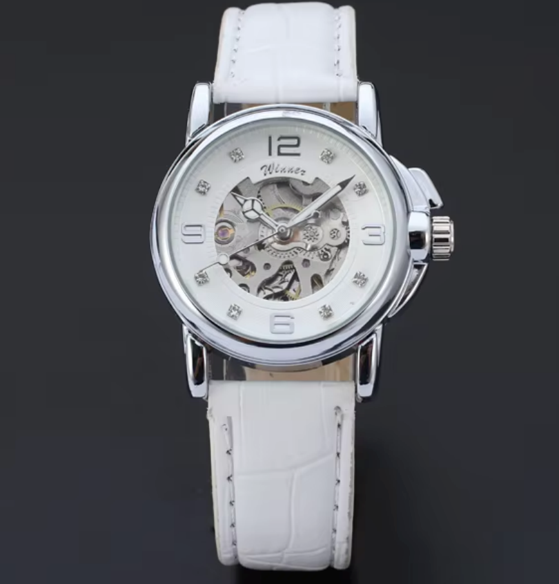 T-WINNER Elegant Women New Ske - Skeleton Mechanical Watch recension och pris