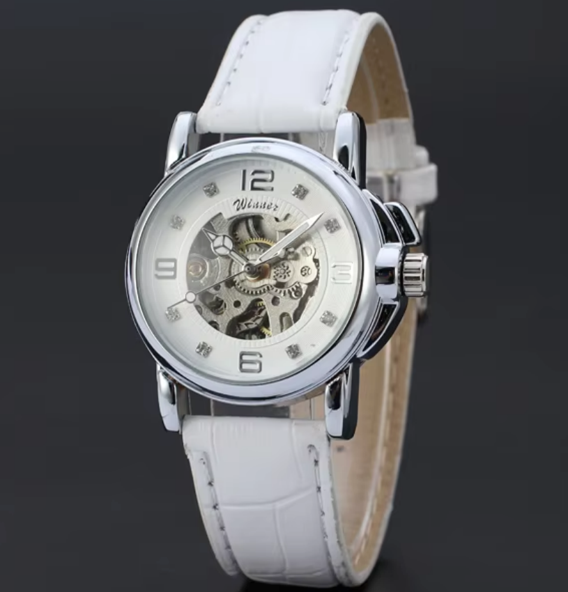 T-WINNER Elegant Women New Ske - Skeleton Mechanical Watch recension och pris
