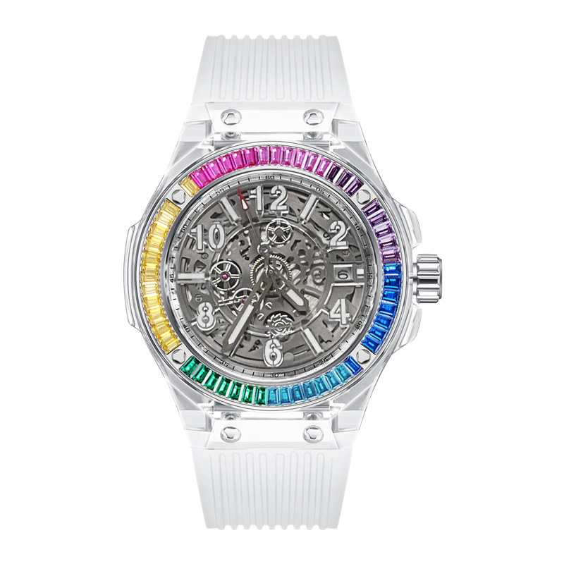HANBORO Women Automatic Watch  - Skeleton Mechanical Watch recension och pris