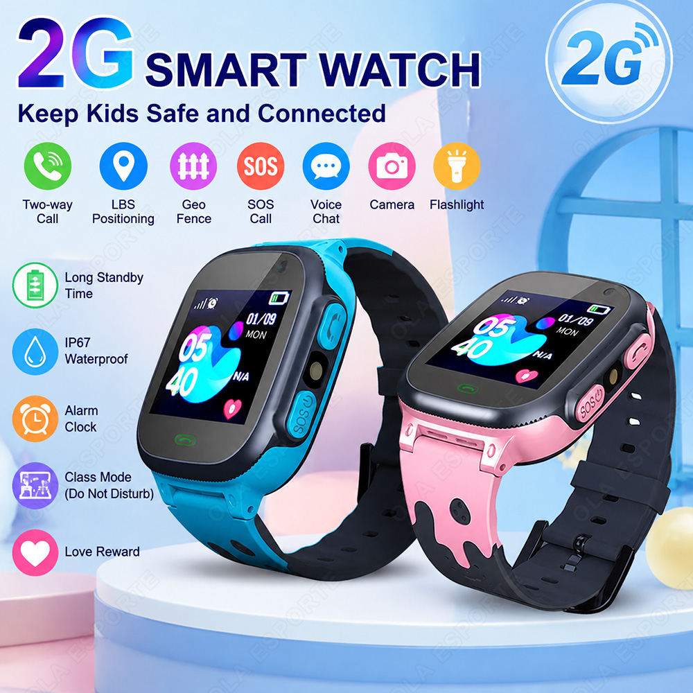 New Kids Smart Watch Child HD  - Smartwatch Watches For Kid Boy With Alarm recension och pris