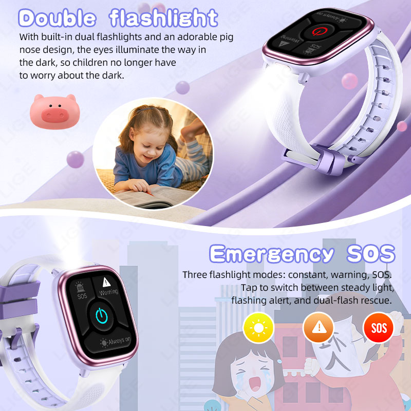 LIGE Children Girls Boys Prese - French Connection Watches Smartwatch App recension och pris