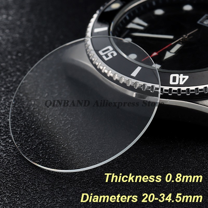 0.8mm Thickness Diameters 20-3 - Watch Crystal Replacement recension och pris