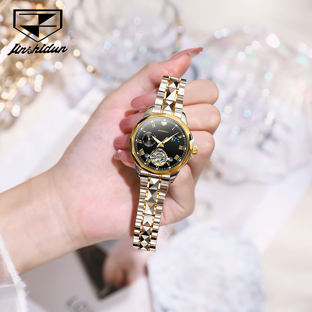 JSDUN 8937 Ladies Watches Auto - Skeleton Mechanical Watch recension och pris
