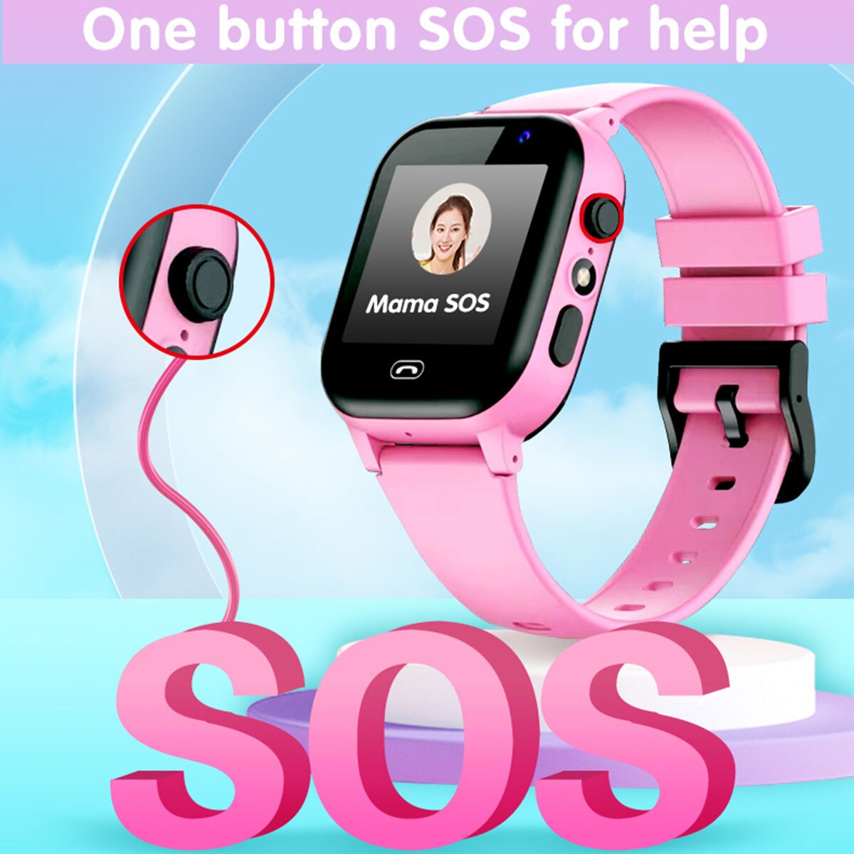 Kids Smart Watch SOS Call Outd - Smartwatch Watches For Kid Boy With Alarm recension och pris