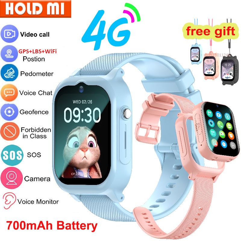 Smart Watch Kids 4G GPS WIFI V - Smartwatch Watches For Kid Boy With Alarm recension och pris