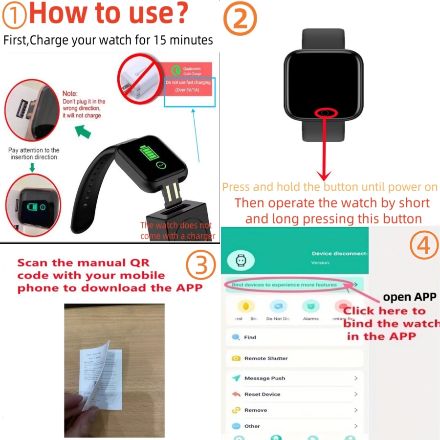 Smart Watch For Men Women Spor - Smartwatch Watches For Girls recension och pris