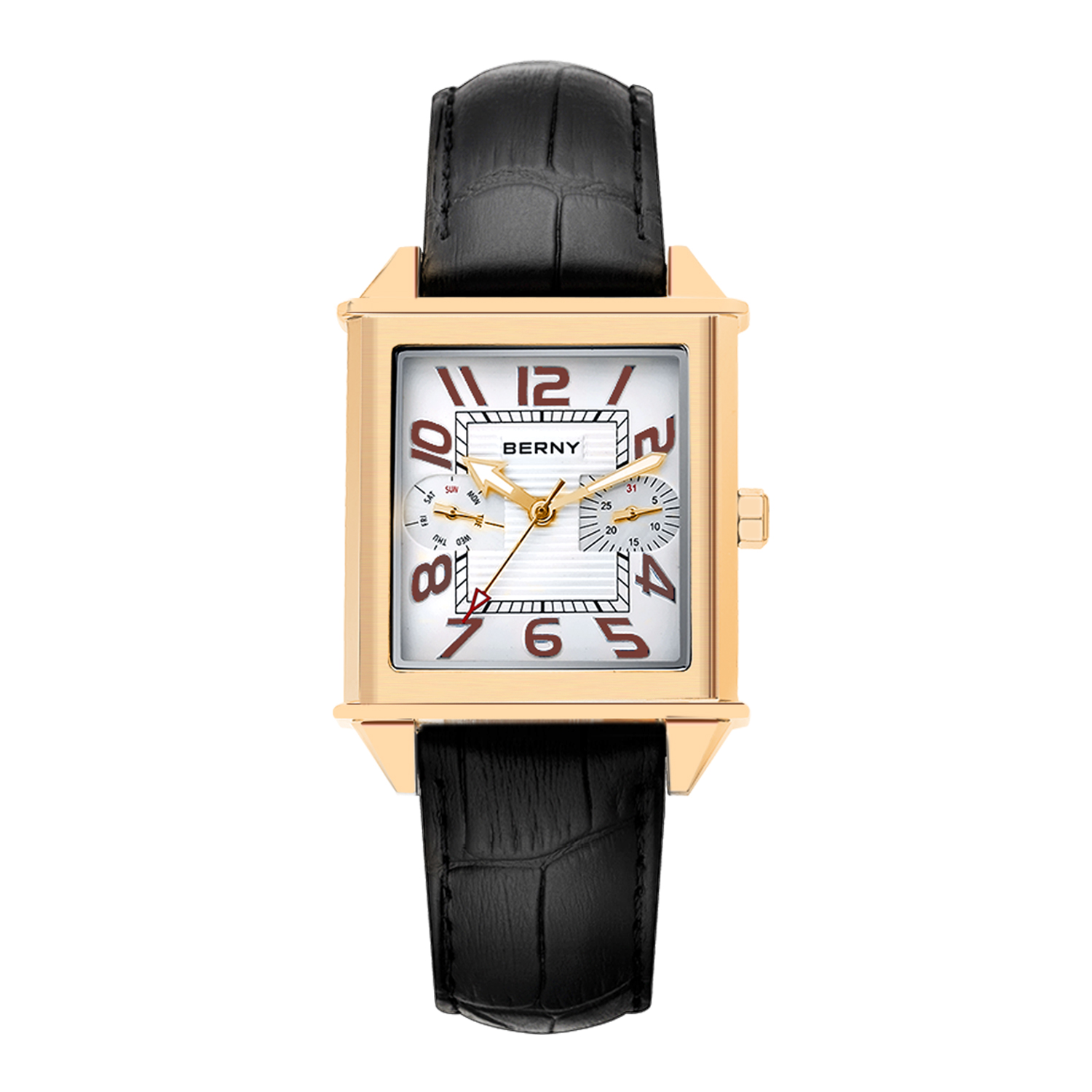 BERNY 6P25 Quartz Watch for Me - Cartier Watch Tank recension och pris