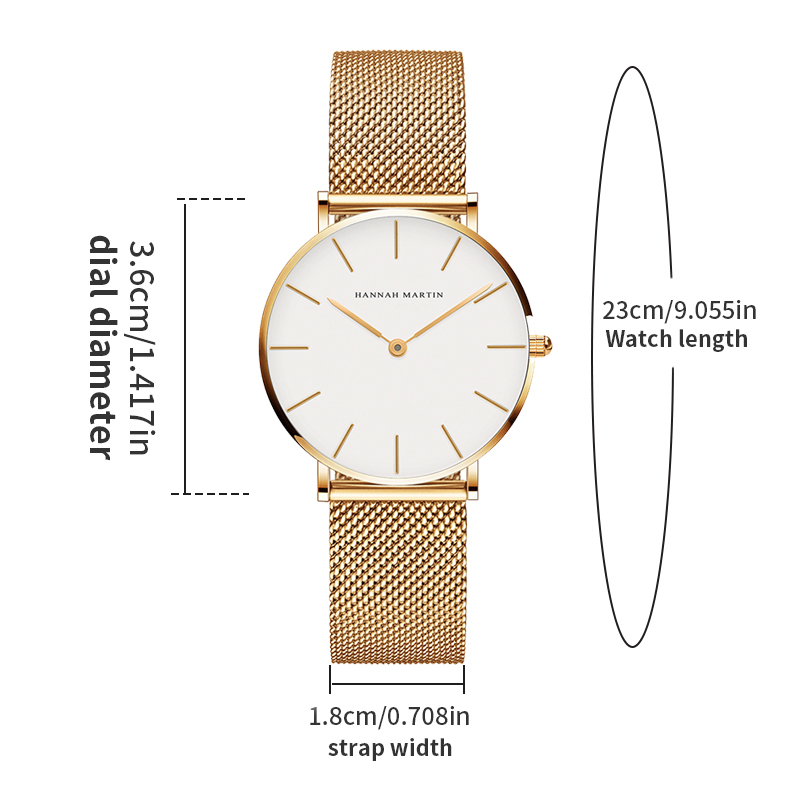 Hannah Martin Brand Women's Wa - Anti-Magnetic Watch recension och pris