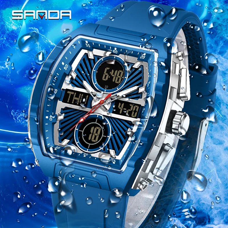 SANDA Fashion Trend Men's Watc - Smartwatch Trending Watches For Men recension och pris