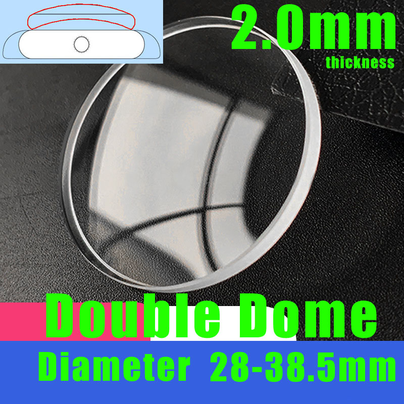 Double Dome 2.0mm Round Watch  - Watch Crystal Replacement recension och pris