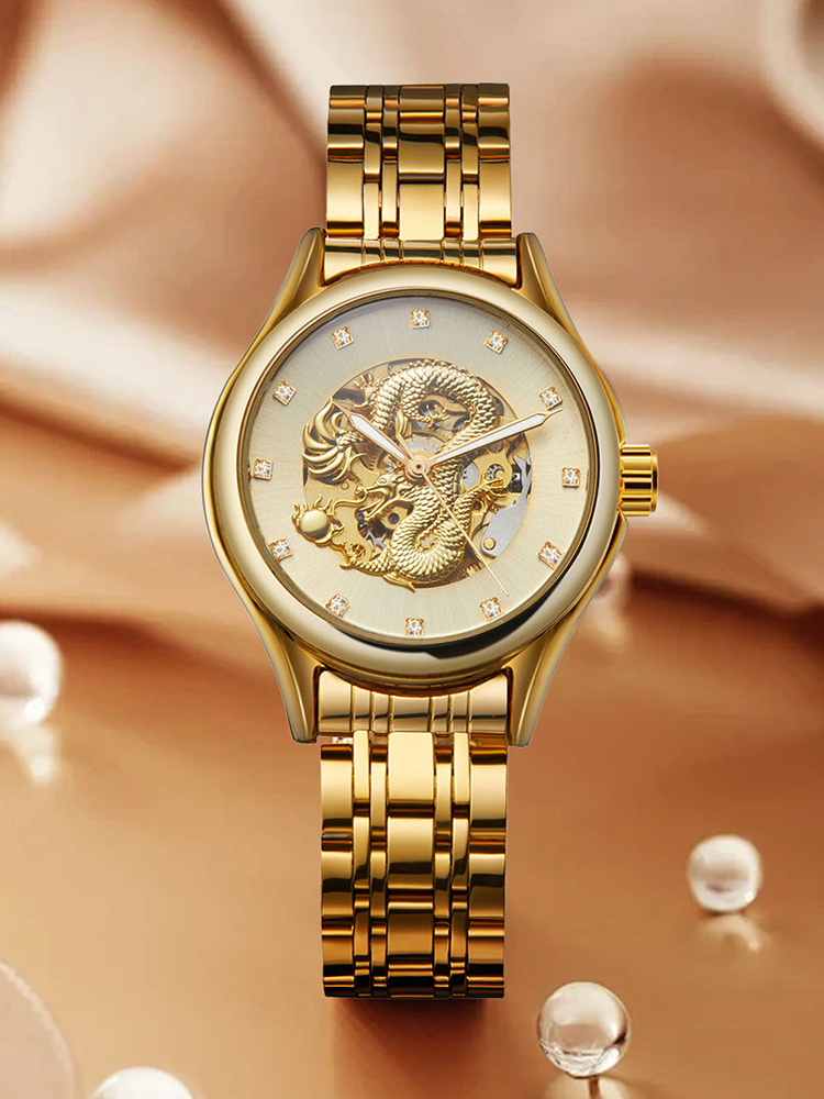T-WINNER High-end Luxury Drago - Skeleton Mechanical Watch recension och pris