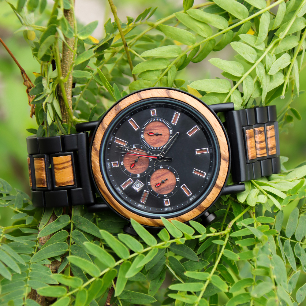 Steel Wood Blend Multi Functio - Smartwatch Trending Watches For Men recension och pris