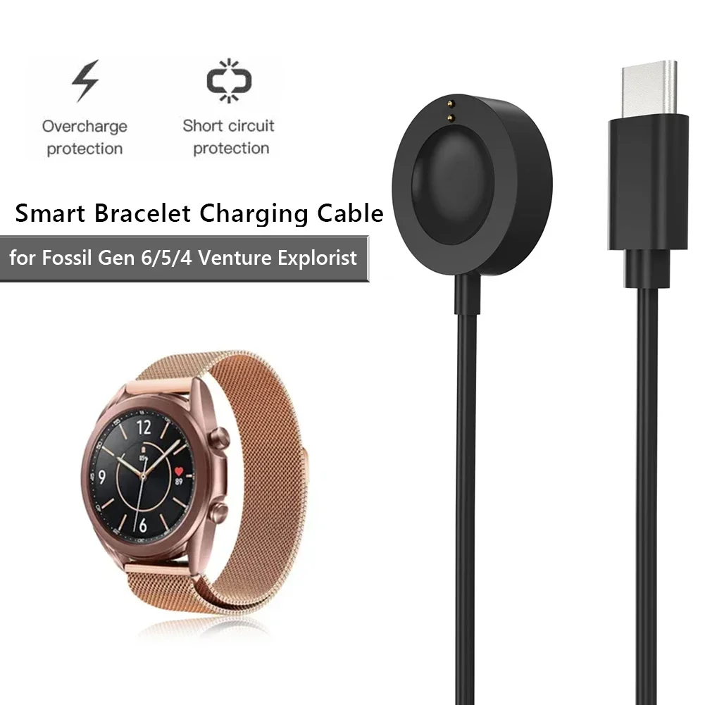 1M USB Type-C Magnetic Fast Ch - Fossil Watches Smartwatch Charger recension och pris