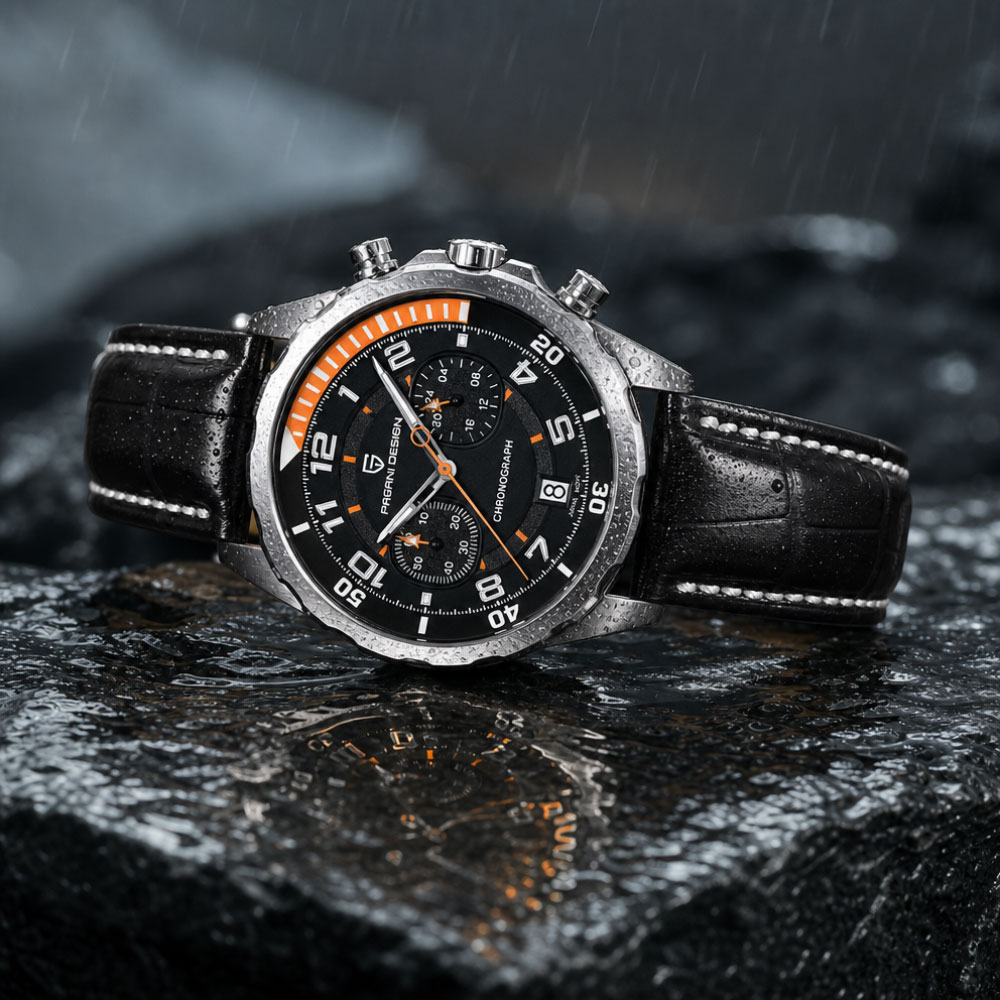 PAGANI DESIGN Classic Leather  - Anti-Magnetic Watch recension och pris