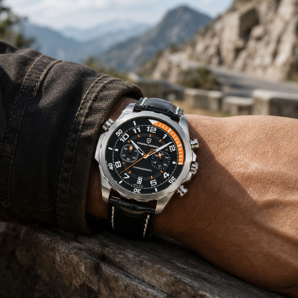 PAGANI DESIGN Classic Leather  - Anti-Magnetic Watch recension och pris