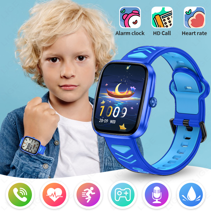 LIGE 2026 Kids Smart Watch Chi - Smartwatch Watches For Kid Boy With Alarm recension och pris