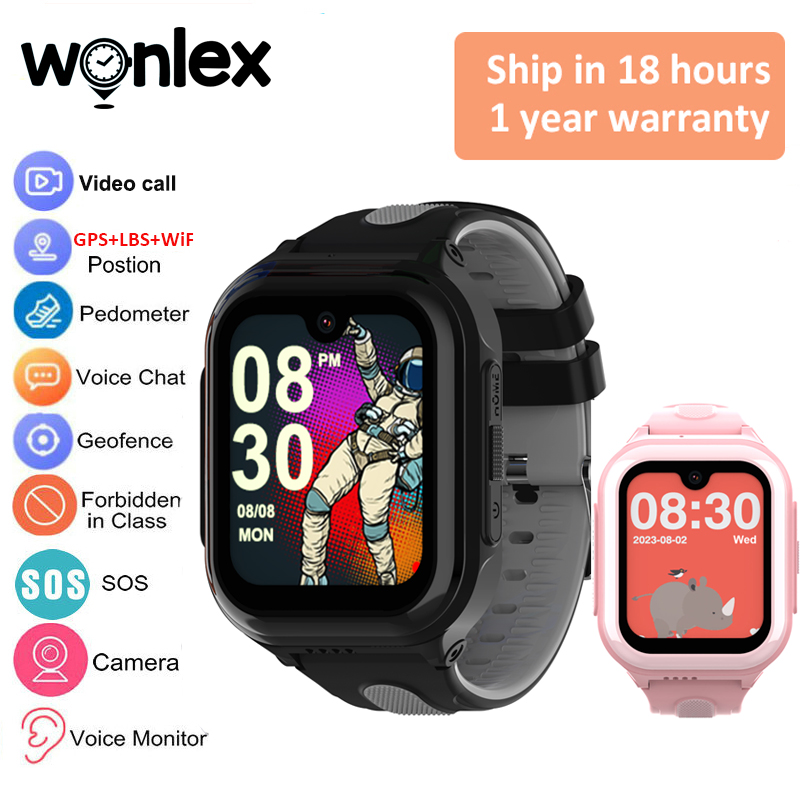 Wonlex 4G Kids Smart Watch wit - Smartwatch Watch Whatsapp recension och pris