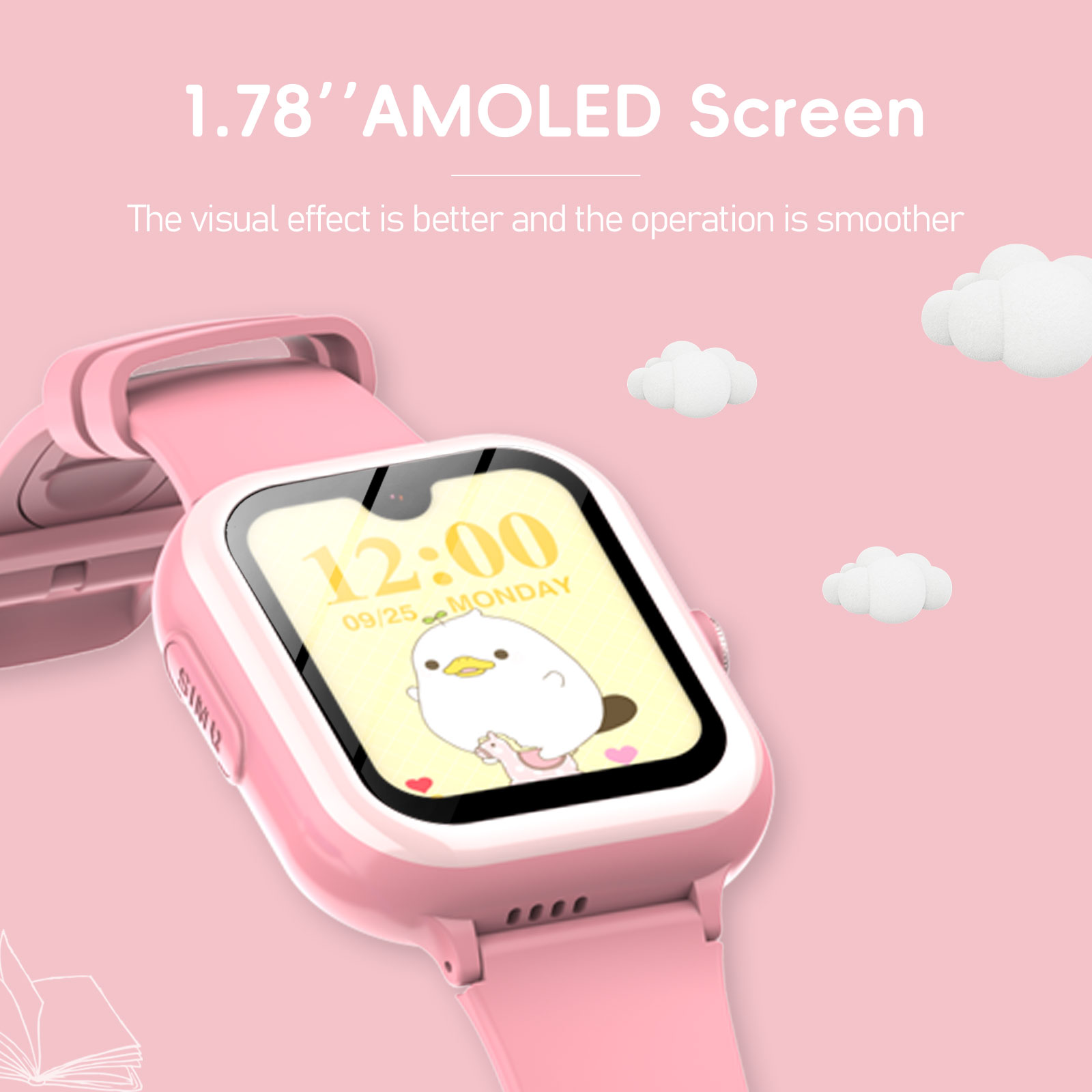 Wonlex 4G Kids Smart Watch wit - Smartwatch Watch Whatsapp recension och pris