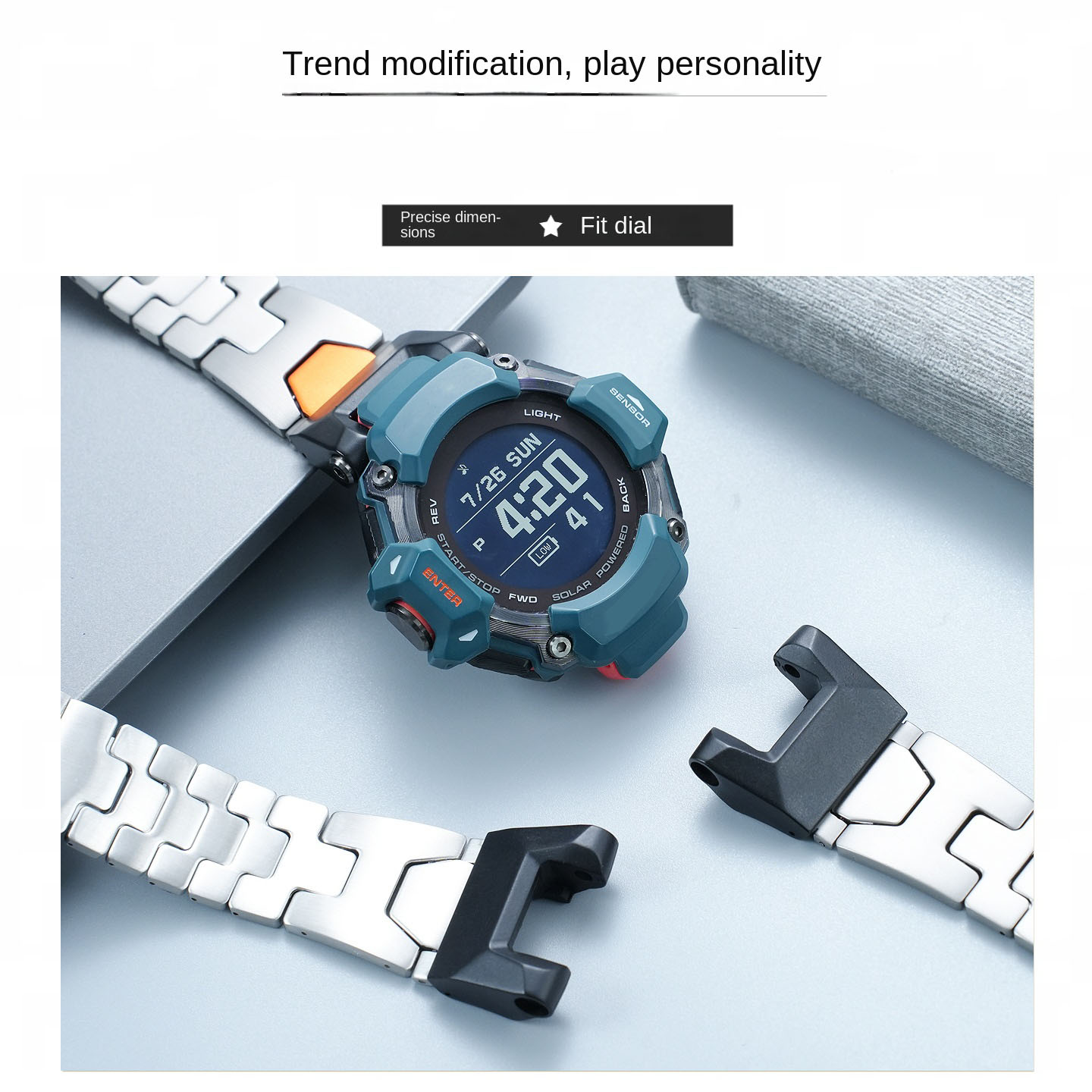 GBD-H2000 waterproof metal str - Smartwatch Casio Watches For Men recension och pris