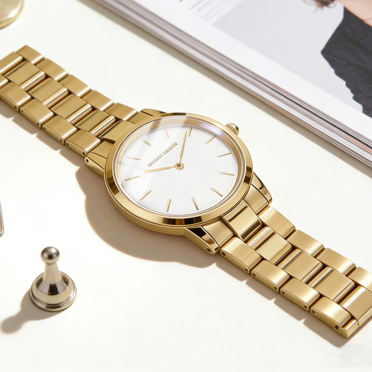 Womens Watch Rose Gold Stainle - Anti-Magnetic Watch recension och pris