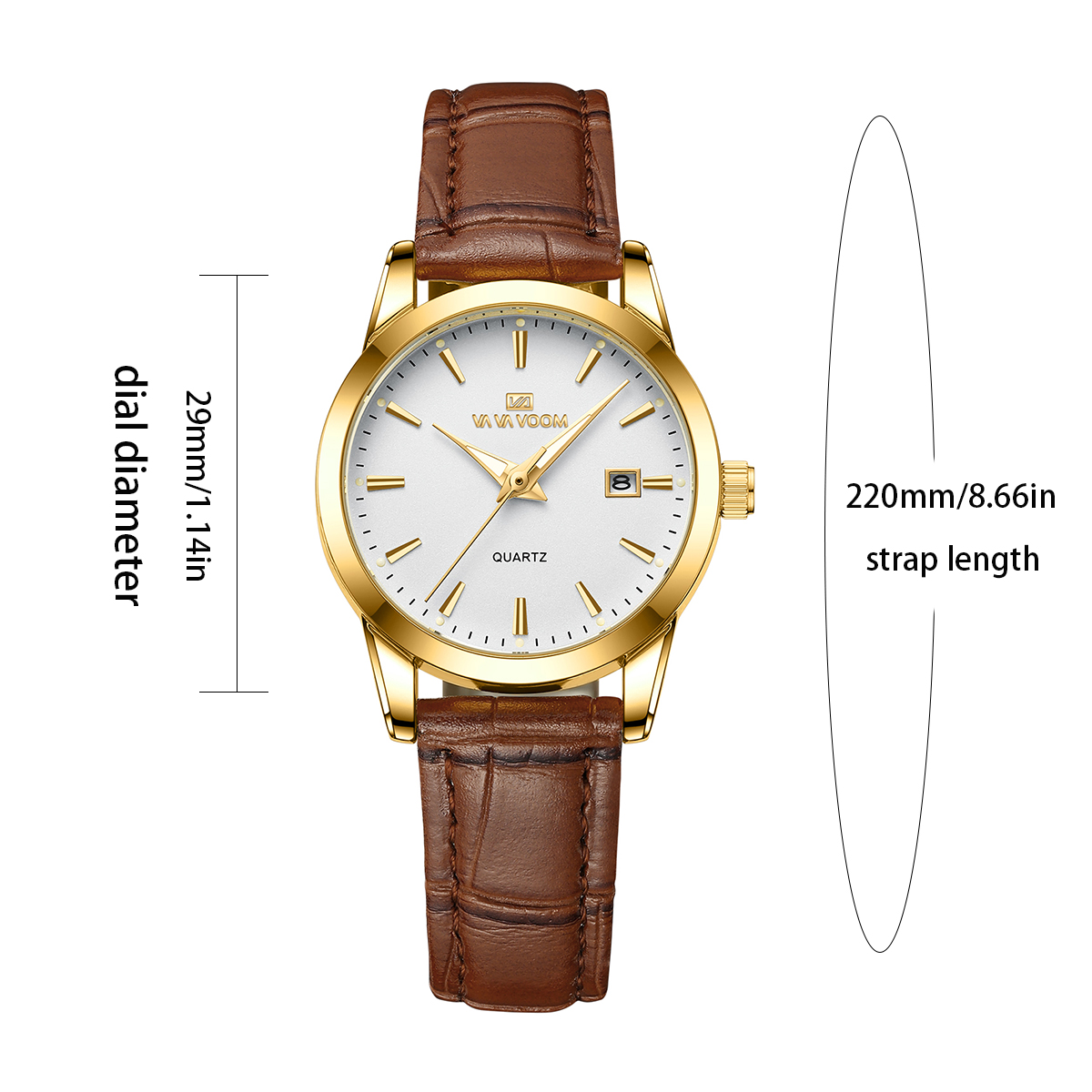 Women Watches Fashion 29mm Min - Anti-Magnetic Watch recension och pris
