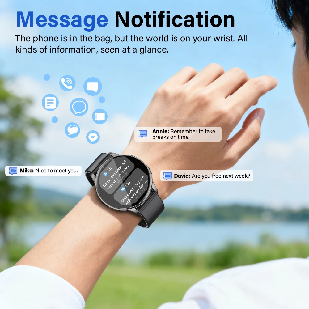 Smartwatch, Full Touch Screen  - French Connection Watches Smartwatch App recension och pris